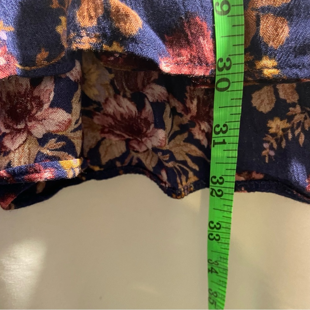 American Eagle Women’s Mini Dress Size Small Boho Babydoll Floral - Picture 7 of 9